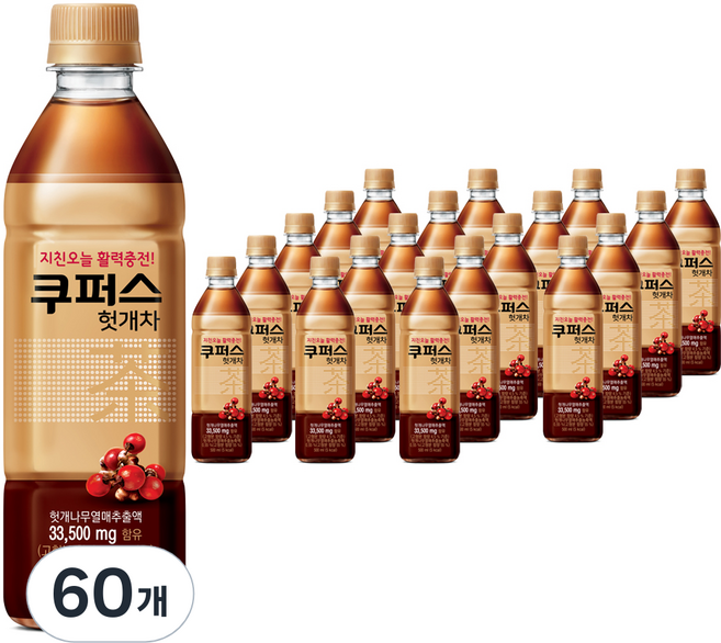 팔도 쿠퍼스 헛개차, 60개, 500ml