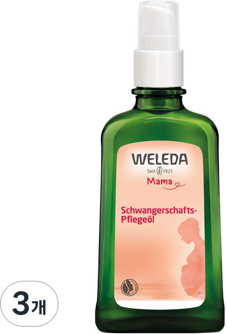 WELEDA 薇蕾德 孕婦油, 3個, 100ml
