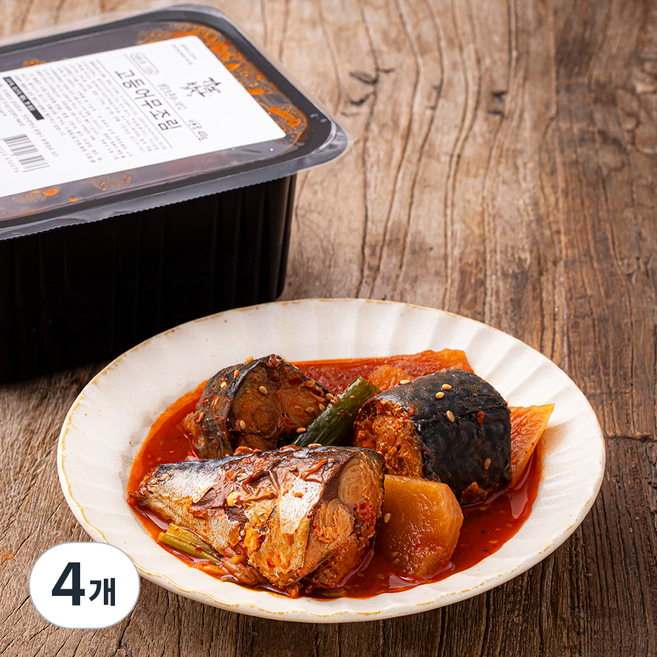 강남밥상 고등어무조림, 400g, 4개
