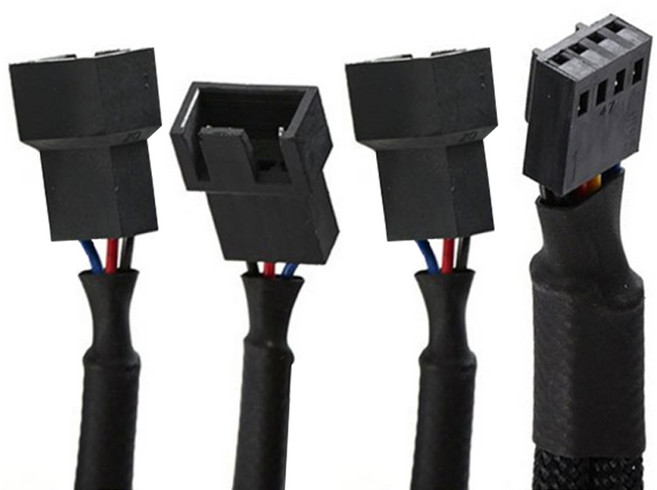 Neon 台灣霓虹 電腦主板 4P溫控1分3風扇延長線 271mm 方便擴充風扇 優化散熱, 1條