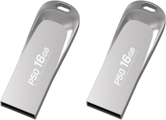 PLEIGO USB 메모리 P50, 16GB, 2개