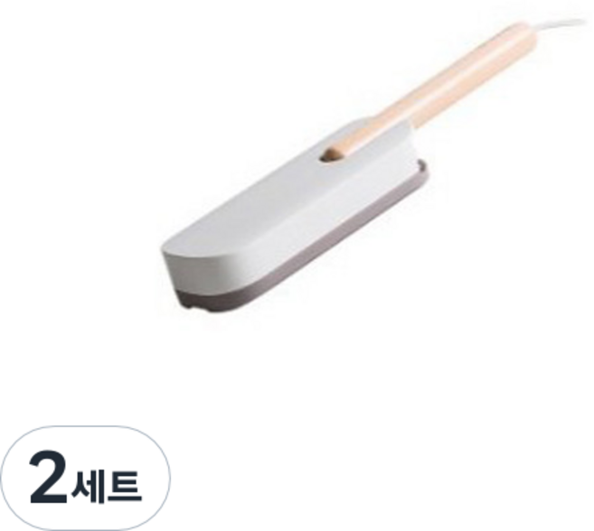 더자카 유니크 먼지제거 브러쉬 + 커버, 그레이, 2세트