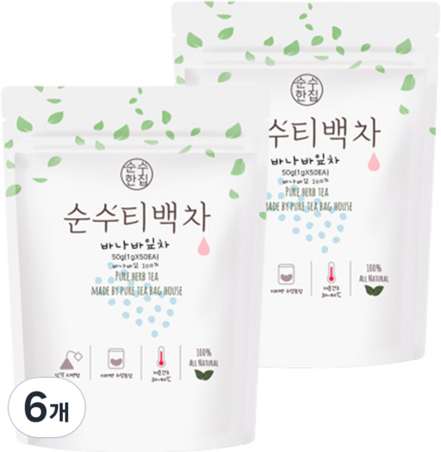 순수한집 바나바잎차, 1g, 50개입, 6개