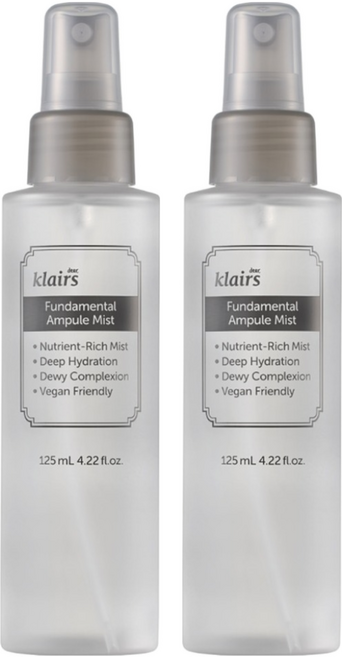 클레어스 펀더멘탈 앰플 미스트, 2개, 125ml
