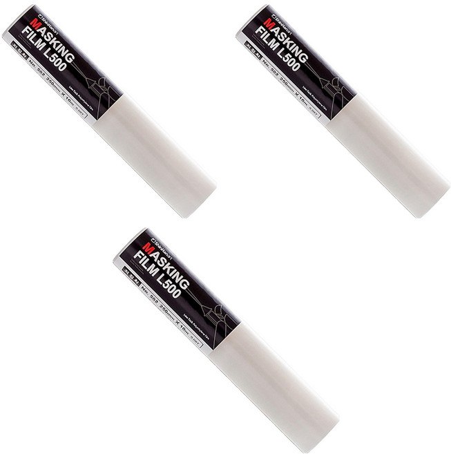신한화구 마스킹 필름 L500 250mm x 10m, 3개