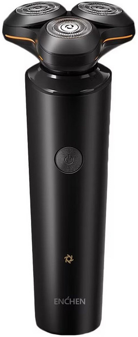 ENCHEN 映趣 電動刮鬍刀 IPX7防水等級 乾濕雙剃 雙環刀網 60分鐘續航 Type-C充電接口, X8-C, 黑色