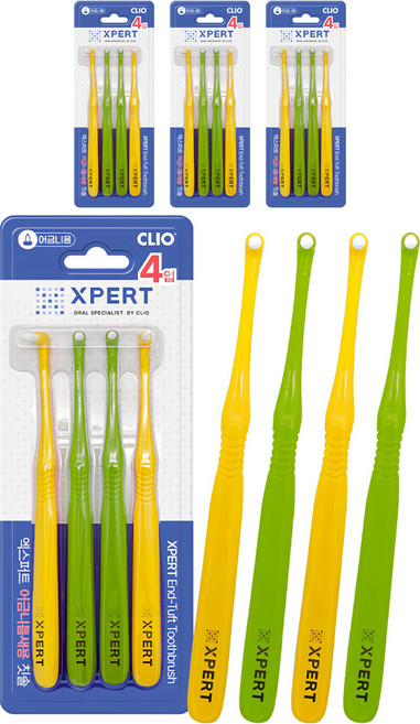 XPERT 어금니 틈새용 칫솔, 4개입, 4개