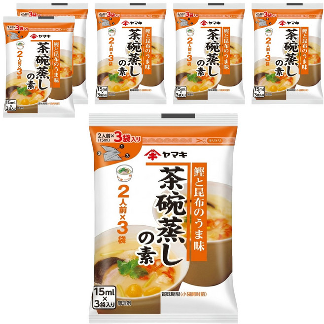 Yamaki 雅媽吉 茶碗蒸高湯 3入, 45ml, 6袋