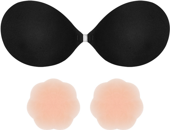 소울메이트 쫀득밀착 누브라 + 꽃형 실리콘 니플브라 2p 세트2(NU02-CBP01F)