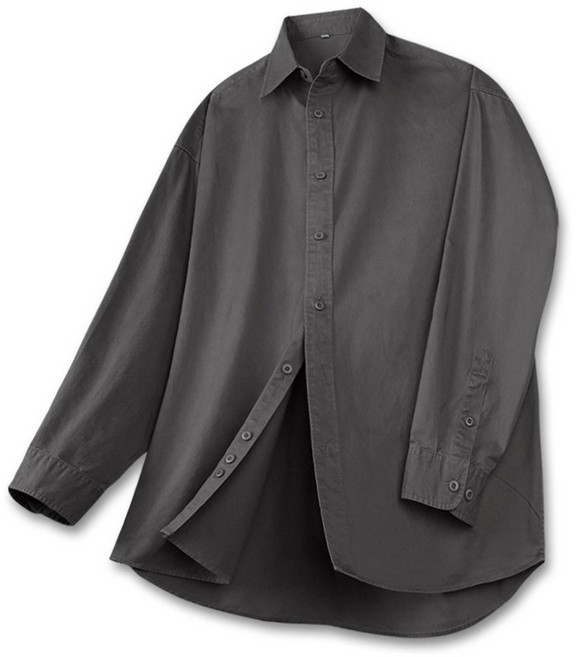 DANGOON 男士寬鬆版水洗棉質襯衫