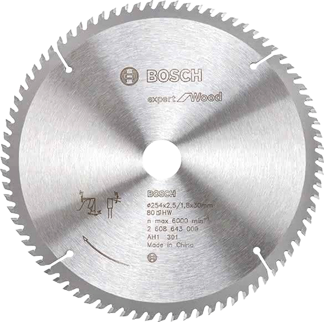 BOSCH 博世 台灣公司貨 木工圓鋸片 T100 12吋(305 x 2.5/1.8 x 30mm) 1片, 1個