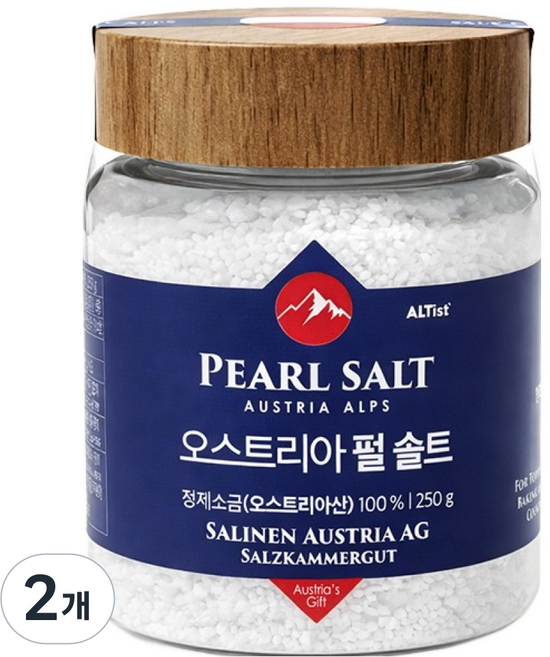 알티스트 오스트리아 펄 솔트, 2개, 250g