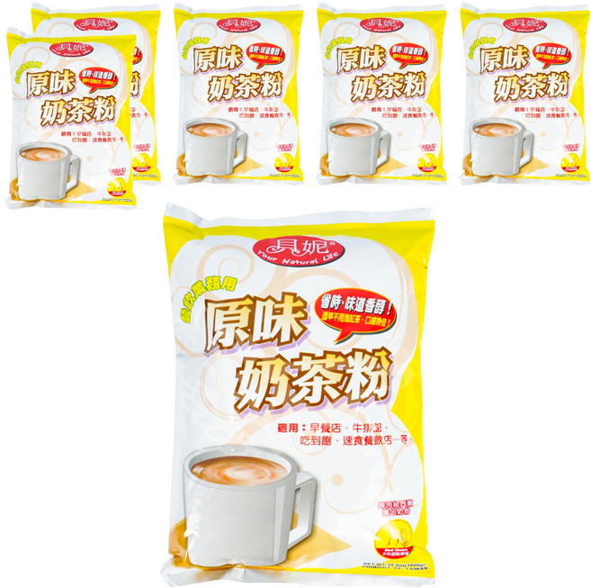 貝妮 原味奶茶粉, 1kg, 1包, 6包