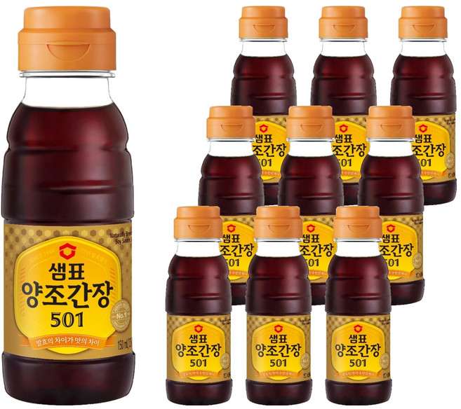 Sempio 膳府 釀造醬油 501, 150ml, 10個