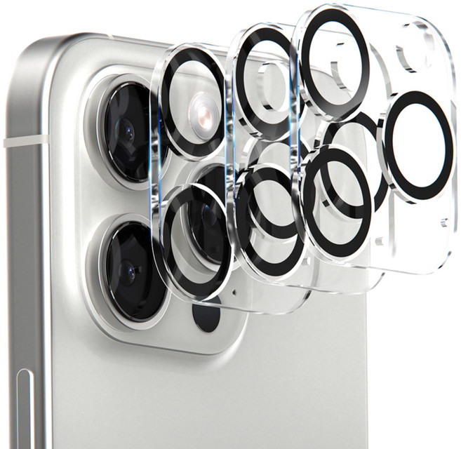 MECSEED 3CX 빛번짐방지 카메라 렌즈 풀커버 강화유리 휴대폰 액정보호필름 3p 세트, 1세트