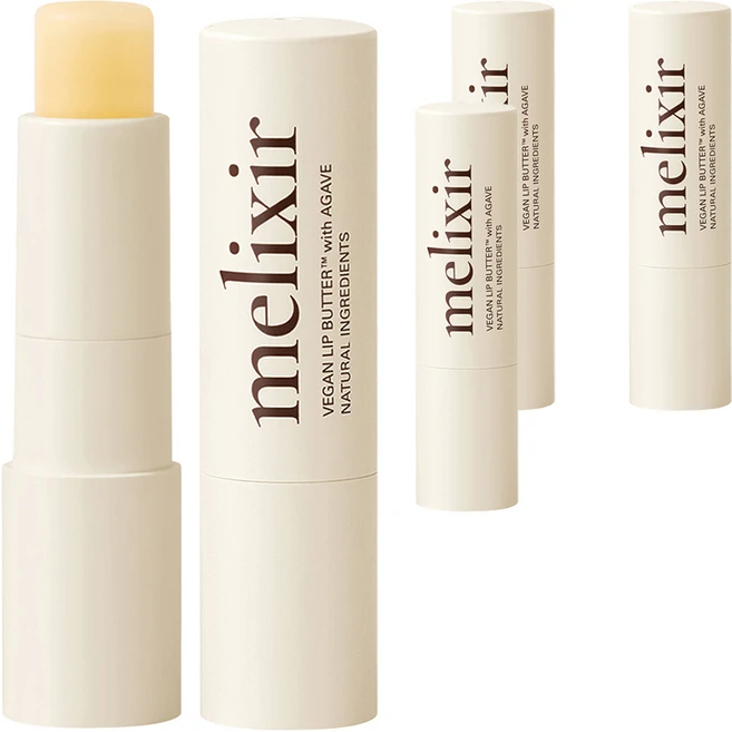 멜릭서 비건 립 버터, 01 아가베, 3.9g, 4개 - 쿠팡
