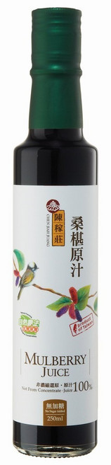 陳稼莊 桑椹原汁 無糖, 250ml, 1瓶