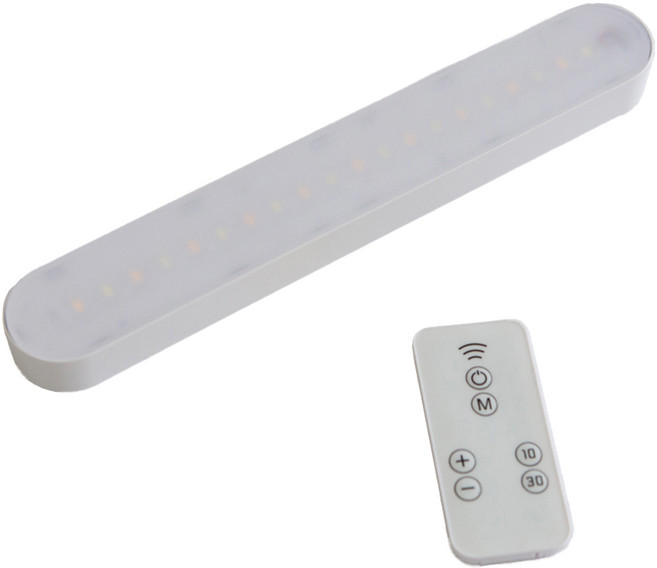 IRENE 무선 이동식 부착형 LED 램프 + 리모컨 무드등, 화이트