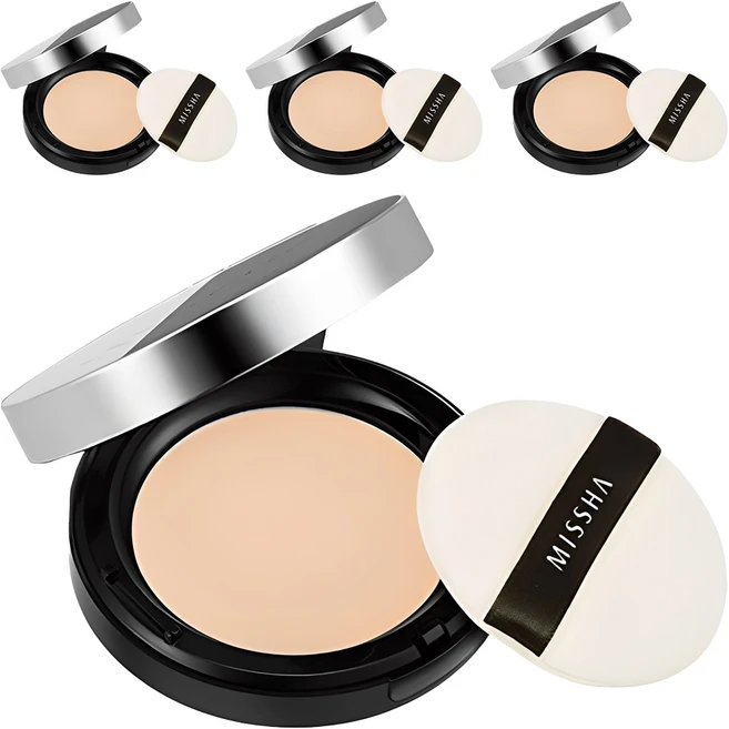 미샤 프로터치 파우더 팩트 10g, 23호, 4개 - 쿠팡