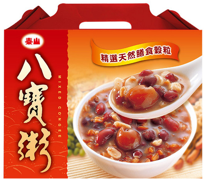 TAISUN 泰山 八寶粥禮盒 12罐, 3.96kg, 1盒