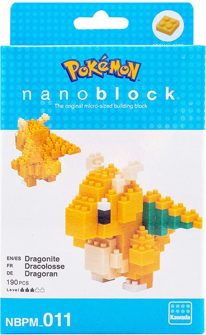 nanoblock 河田積木 迷你積木, 快龍 橘色, 1個