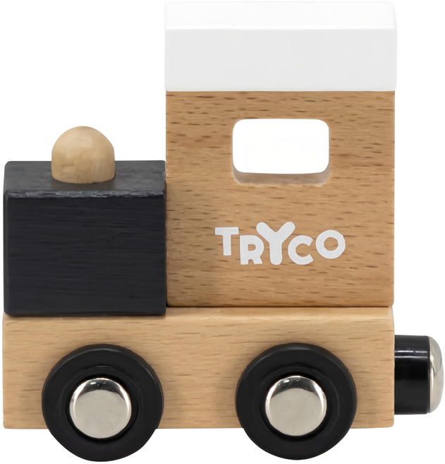 TRYCO 木製字母火車, 車頭, 1個
