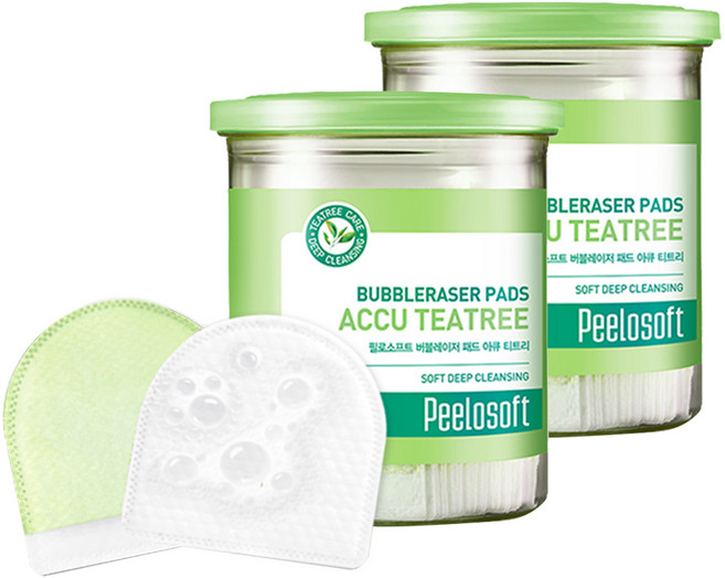 필로소프트 버블레이저 패드 아큐 티트리, 20매입, 2개