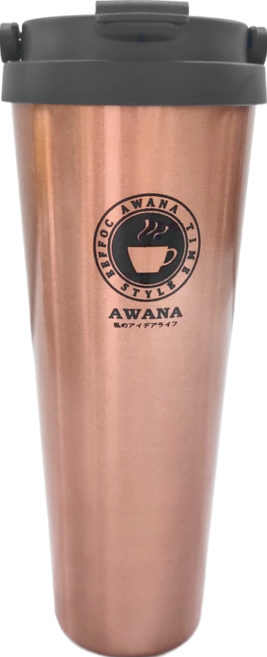 AWANA 手提咖啡杯 23.5 x 9 x 6cm 700ml, 金色, 1個