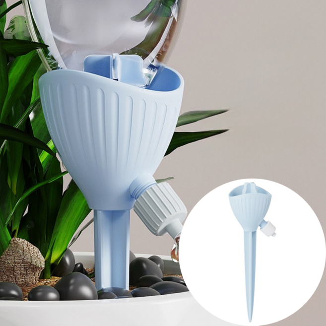 조인메이드 자동 꽃 원예 물뿌리개 급수기, 블루, 1개