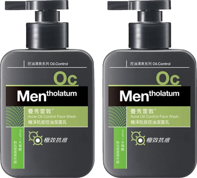 MENTHOLATUM 曼秀雷敦 台灣公司貨 極淨抗痘控油潔面乳, 150ml, 2瓶