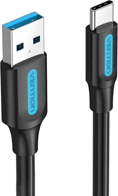 VEnTIOn 威迅 COW系列 USB-C to Mini USB 傳輸充電線 30g, 1m, 黑色, 1條
