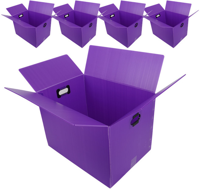 코멧 두꺼운 이사박스 3T 3호~7호 5개입, 보라, 5개