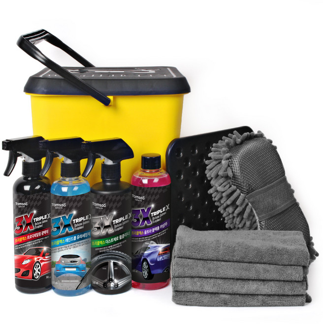 탐사 트리플엑스 셀프 세차용품 12종 세트, 1개