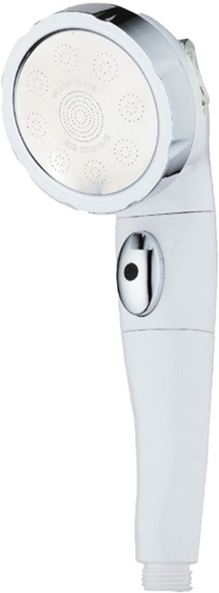 Water More 水摩爾 三段增壓掉落自動止水安全蓮蓬頭 WM-588 全長23.8cm 噴頭直徑8cm 握柄寬4cm 220g, 顏色隨機, 1個
