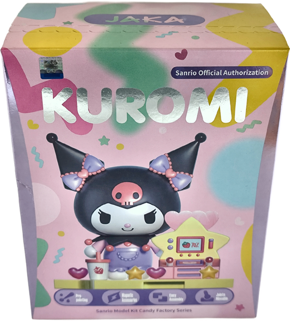 KUROMI 酷洛米 糖果工廠系列 組裝公仔 8歲以上, 1個