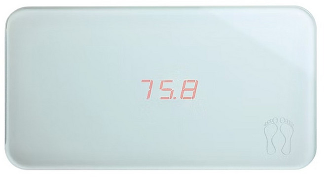REFLECTS 便攜式電子體重計, 白色, 1個, RE47