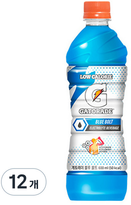 게토레이 블루볼트 펫, 600ml, 12개