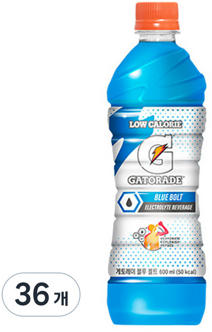 게토레이 블루볼트 펫, 600ml, 36개