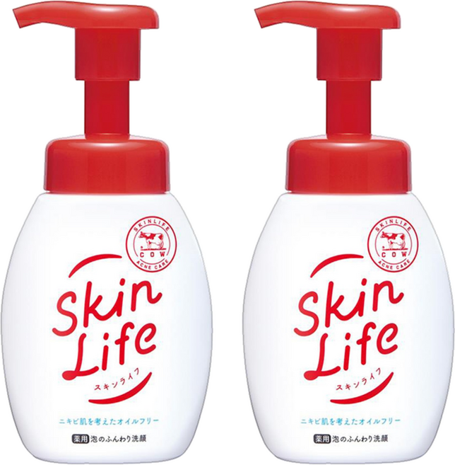 COW STYLE 牛乳石鹼 Skin Life 滋卿愛 泡洗顏, 160ml, 2瓶