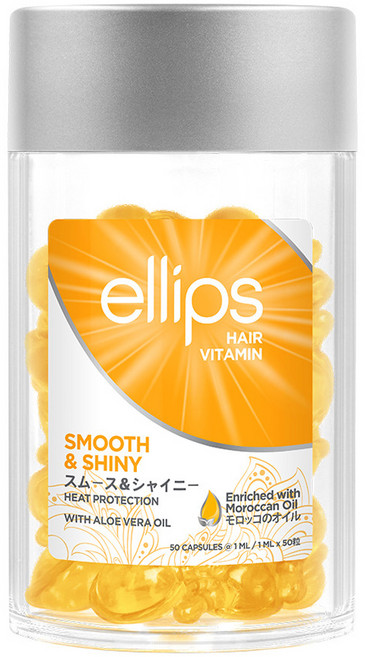 ellips 摩洛哥維他命香氛護髮精華膠囊 黃色, 1個, 50ml
