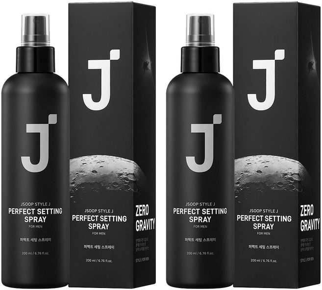 제이숲 스타일제이 포맨 퍼펙트 세팅 워터 헤어 스프레이, 2개, 200ml