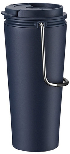 LocknLock 樂扣樂扣 微笑騎士不鏽鋼隨行杯, 藍色, 540ml, 1個