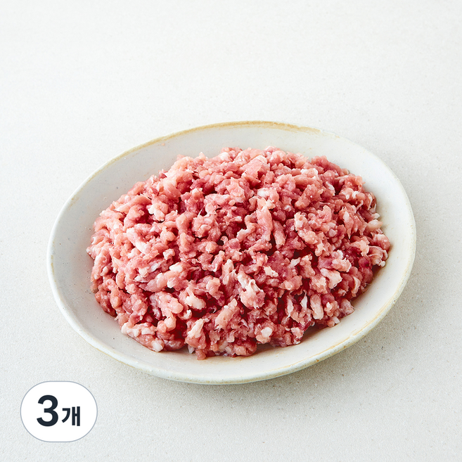 하이포크 저탄소 인증 한돈 뒷다리 다짐육 (냉장), 3개, 500g