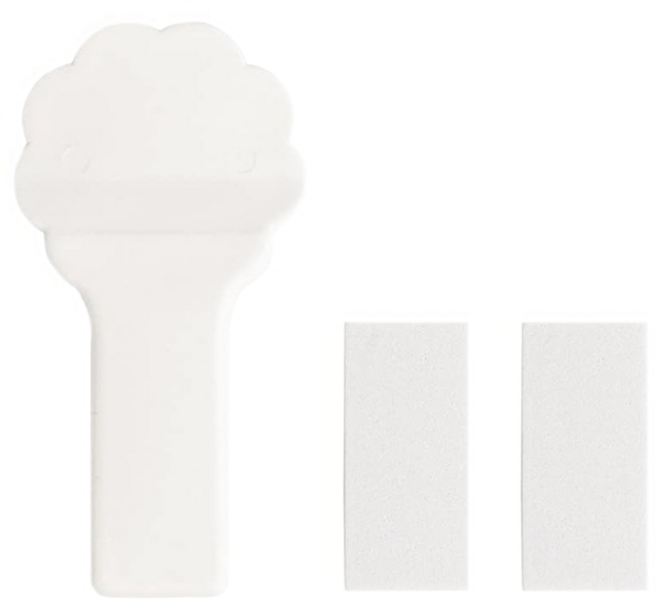 SJIAYP 馬桶座把手, 白色, 1個