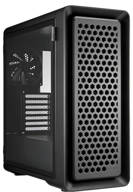 FSP 全漢 電腦機殼 黑色, CUT593B, 1個
