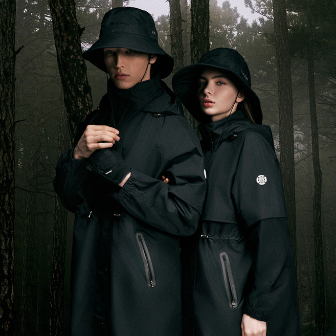 테크스킨 남성용 레인플렉스 골프 레인코트, 블랙, 1개