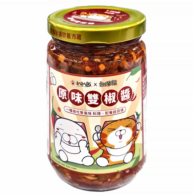 扒扒飯 雙椒醬, 260g, 1罐