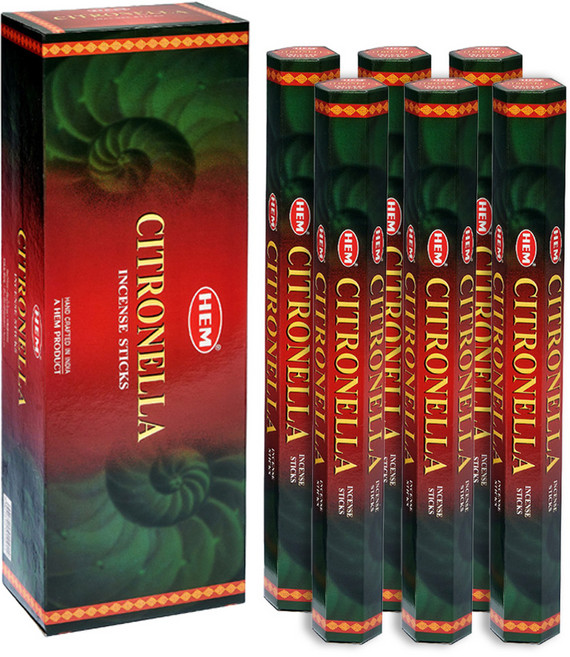 HEM 인센스 스틱 20p x 6개 세트, 시트로넬라