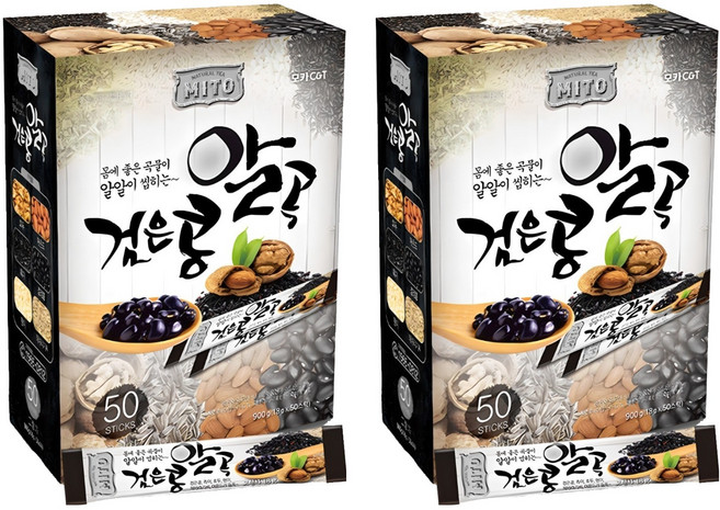 MITO 커피케이케이 검은콩 알곡차, 18g, 50개입, 2세트