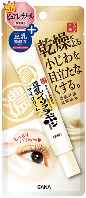 SANA 莎娜 豆乳美肌緊緻潤澤眼霜N 改善乾燥引起的小細紋, 20g, 1條